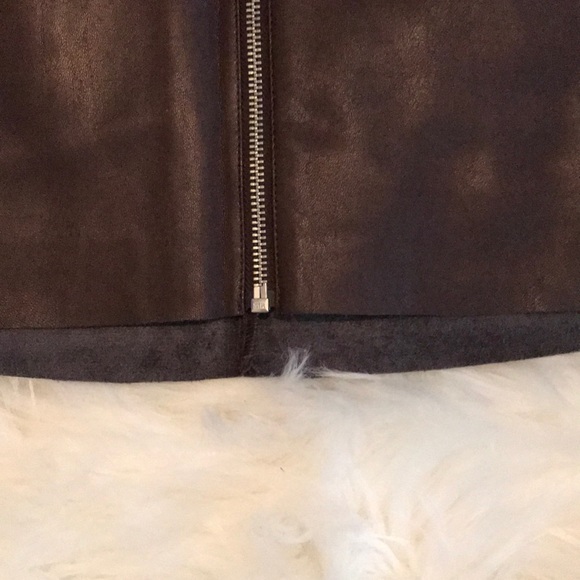 🔥NWT EXPRESS VEGAN LEATHER SKIRT - Picture 8 of 9